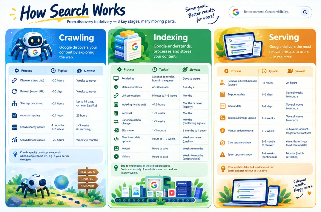 How Long Do Google Search Changes Take Official Timelines